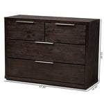 Load image into Gallery viewer, Baxton Studio Titus Modern And Contemporary Dark Brown Finished Wood 4-Drawer Dresser
