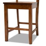 Load image into Gallery viewer, BAXTON STUDIO FENTON MODERN AND CONTEMPORARY TRANSITIONAL WALNUT BROWN FINISHED WOOD 5-PIECE PUB SET
