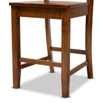 Load image into Gallery viewer, BAXTON STUDIO NICOLETTE MODERN AND CONTEMPORARY WALNUT BROWN FINISHED WOOD 5-PIECE PUB SET
