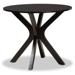 Load image into Gallery viewer, Baxton Studio Zora Modern And Contemporary Dark Brown Finished Wood 5-Piece Dining Set
