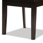 Load image into Gallery viewer, BAXTON STUDIO ANI MODERN AND CONTEMPORARY DARK BROWN FINISHED WOOD 7-PIECE DINING SET
