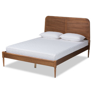 Baxton Studio Kassidy Classic and Traditional Finished Wood Platform Bed