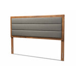 Load image into Gallery viewer, Baxton Studio Dexter Modern and Contemporary Fabric Upholstered and Finished Wood Headboard
