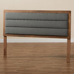 Load image into Gallery viewer, Baxton Studio Dexter Modern and Contemporary Fabric Upholstered and Finished Wood Headboard
