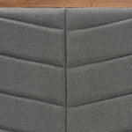 Load image into Gallery viewer, Baxton Studio Iden Modern and Contemporary Fabric Upholstered and Finished Wood Headboard
