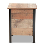 Load image into Gallery viewer, Baxton Studio Vaughan Modern And Contemporary Two-Tone Rustic Oak Brown And Black Finished Wood Nightstand
