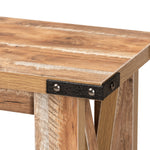 Load image into Gallery viewer, Baxton Studio Angelo Modern And Contemporary Rustic Oak Brown Finished Wood Console Table
