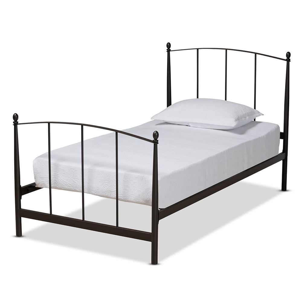 Baxton Studio Lana Modern and Contemporary Finished Metal Platform Bed