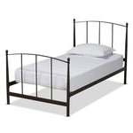 Load image into Gallery viewer, Baxton Studio Lana Modern and Contemporary Finished Metal Platform Bed
