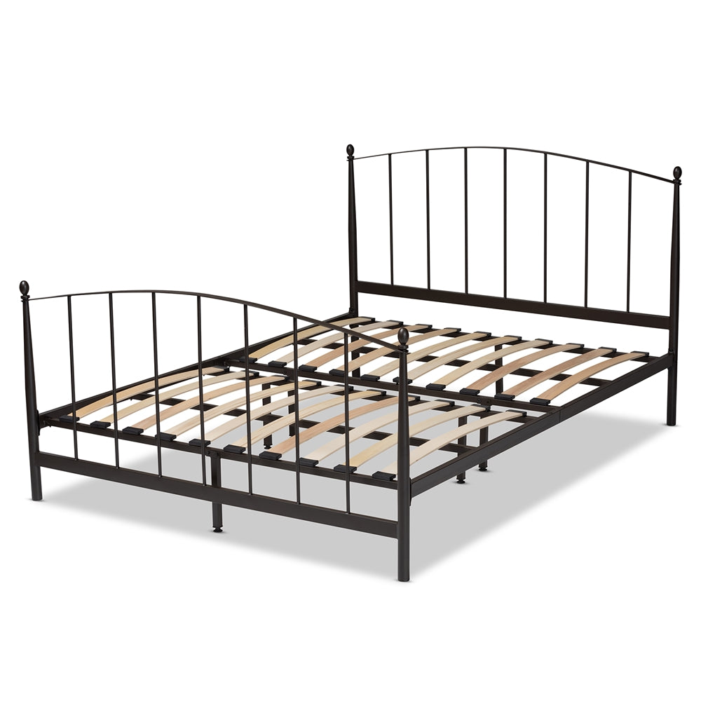 Baxton Studio Lana Modern and Contemporary Finished Metal Platform Bed