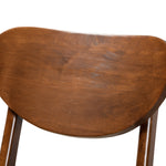 Load image into Gallery viewer, Baxton Studio Katya Mid-Century Modern Walnut Brown Finished Wood 2-Piece Bar Stool Set
