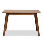 Load image into Gallery viewer, Baxton Studio Maila Mid-Century Modern Transitional Walnut Brown Finished Wood Dining Table
