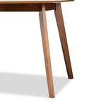 Load image into Gallery viewer, BAXTON STUDIO MAILA MID-CENTURY MODERN TRANSITIONAL WALNUT BROWN FINISHED WOOD DINING TABLE
