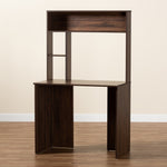 Load image into Gallery viewer, Baxton Studio Arlo Modern And Contemporary Walnut Brown Finished Wood Computer Desk
