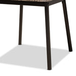 Load image into Gallery viewer, Baxton Studio Marcus Modern Industrial Oak Brown Finished Wood And Black Metal 4-Piece Dining Chair Set
