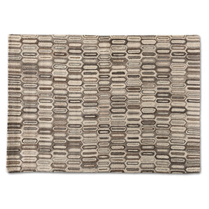 Baxton Studio Kavir Mid-Century Modern Hand-Tufted Wool Area Rug