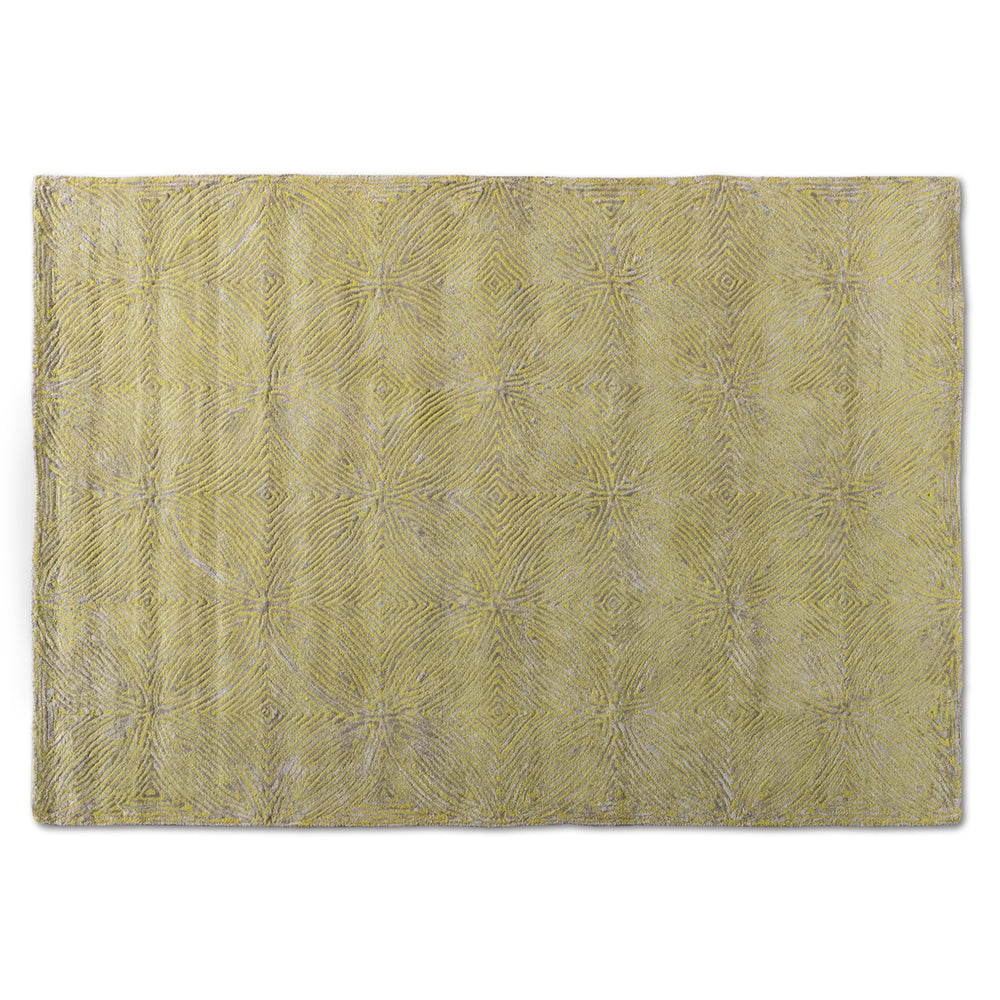 Baxton Studio Leora Modern and Contemporary and Hand-Tufted Viscose Blend Area Rug