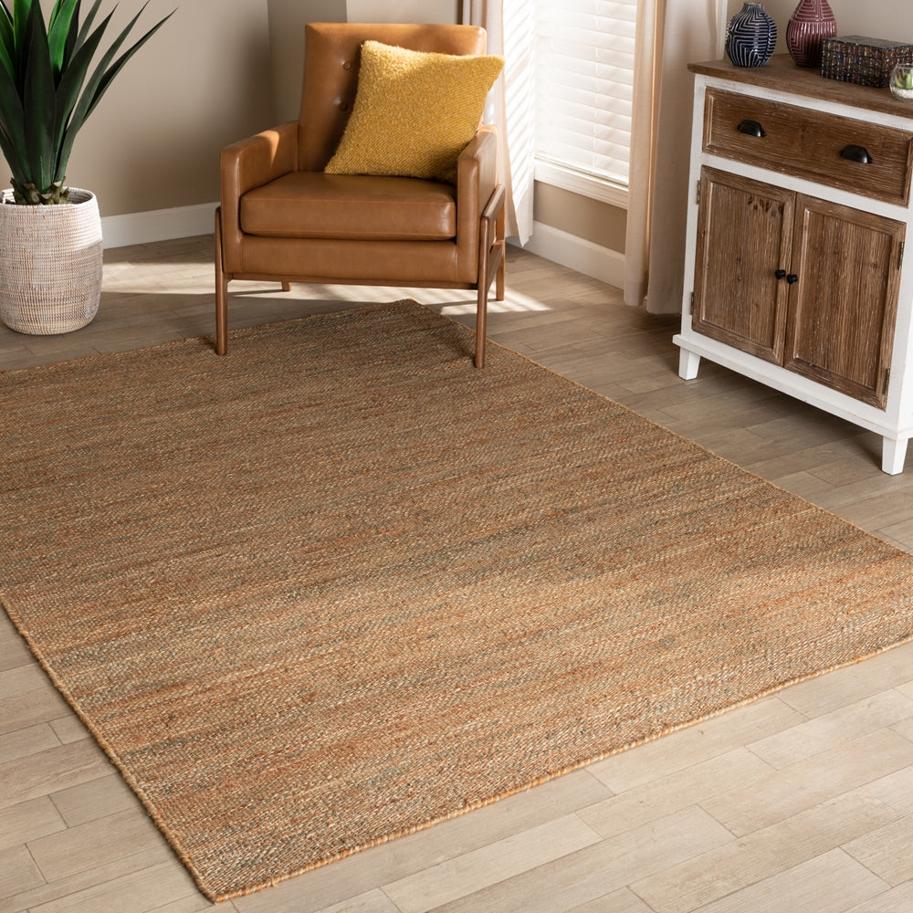 Baxton Studio Flamings Modern and Contemporary Handwoven Hemp Area Rug