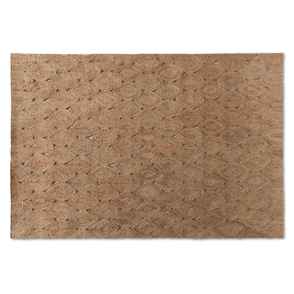 Baxton Studio Addis Modern And Contemporary Handwoven Hemp Area Rug