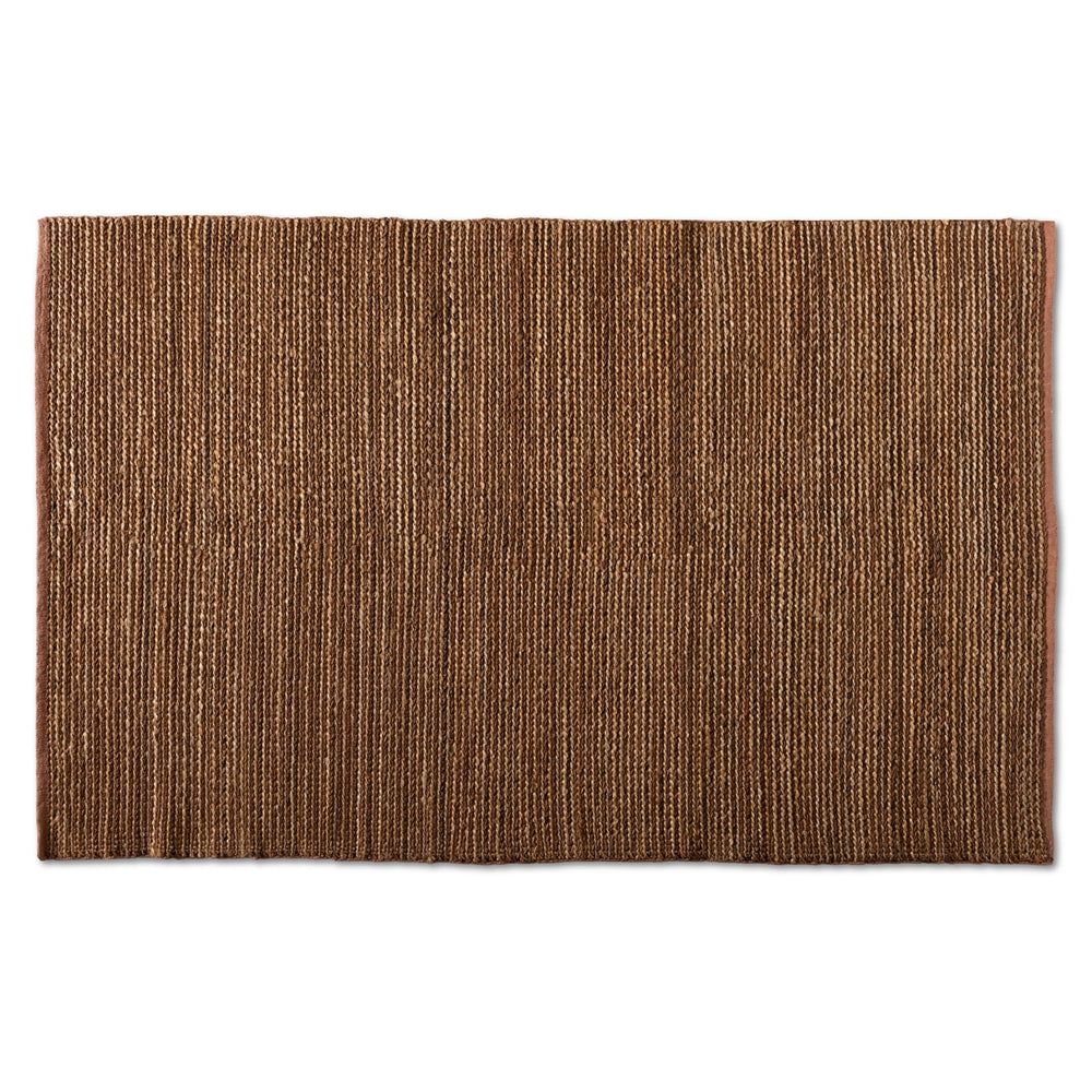 Baxton Studio Zaguri Modern and Contemporary Handwoven Leather Blend Area Rug