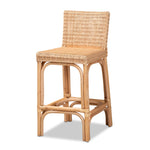 Load image into Gallery viewer, Baxton Studio Athena Modern And Contemporary Natural Finished Rattan Counter Stool
