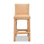 Load image into Gallery viewer, Baxton Studio Athena Modern And Contemporary Natural Finished Rattan Counter Stool
