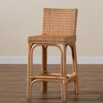 Load image into Gallery viewer, Baxton Studio Athena Modern And Contemporary Natural Finished Rattan Counter Stool
