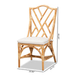 Load image into Gallery viewer, Baxton Studio Sonia Modern And Contemporary Natural Finished Rattan Dining Chair
