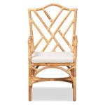 Load image into Gallery viewer, Baxton Studio Delta Modern And Contemporary Natural Finished Rattan Dining Chair
