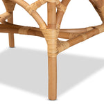 Load image into Gallery viewer, BAXTON STUDIO DELTA MODERN AND CONTEMPORARY NATURAL FINISHED RATTAN DINING CHAIR
