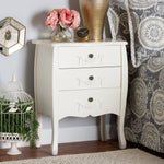 Load image into Gallery viewer, Baxton Studio Eliya Classic And Traditional White Finished Wood 3-Drawer Storage Cabinet
