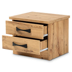 Load image into Gallery viewer, Baxton Studio Colburn Modern And Contemporary Oak Brown Finished Wood 2-Drawer Nightstand
