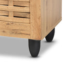 Load image into Gallery viewer, Baxton Studio Winda Modern And Contemporary Oak Brown Finished Wood 2-Door Shoe Cabinet
