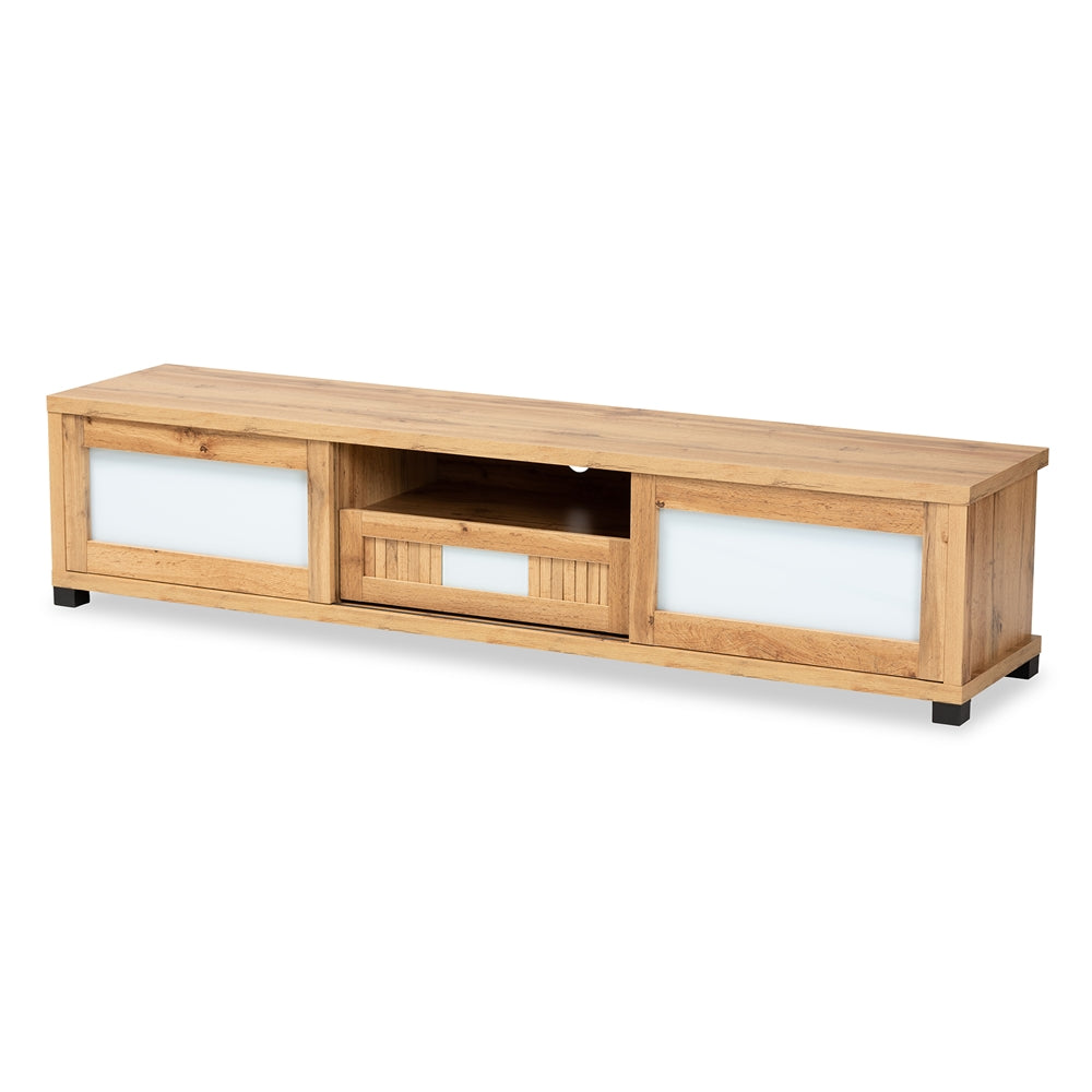 Baxton Studio Gerhardine Modern and Contemporary Finished Wood 1-Drawer TV Stand