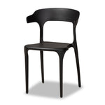 Load image into Gallery viewer, Baxton Studio Gould Modern Transtional Black Plastic 4-Piece Dining Chair Set
