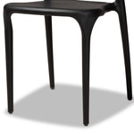 Load image into Gallery viewer, Baxton Studio Gould Modern Transtional Black Plastic 4-Piece Dining Chair Set
