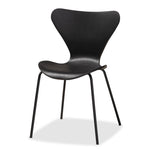 Load image into Gallery viewer, Baxton Studio Jaden Modern And Contemporary Black Plastic And Black Metal 4-Piece Dining Chair Set
