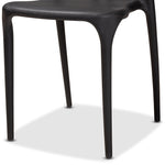 Load image into Gallery viewer, Baxton Studio Warner Modern And Contemporary Black Plastic 4-Piece Dining Chair Set
