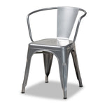 Load image into Gallery viewer, Baxton Studio Ryland Modern Industrial Grey Finished Metal 4-Piece Dining Chair Set
