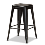 Load image into Gallery viewer, Baxton Studio Horton Modern and Contemporary Industrial Finished Metal 4-Piece Stackable Counter Stool Set
