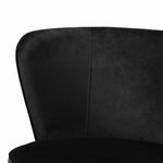 Load image into Gallery viewer, Baxton Studio Farah Modern Luxe And Glam Black Velvet Fabric Upholstered And Rose Gold Finished Metal 2-Piece Dining Chair Set
