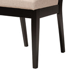 Load image into Gallery viewer, Baxton Studio Eira Modern Sand Fabric And Dark Brown Finished Wood 5-Piece Dining Set
