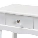 Load image into Gallery viewer, Baxton Studio Peterson Classic And Traditional White Finished Wood 1-Drawer Nightstand
