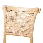 Load image into Gallery viewer, Baxton Studio Fields Mid-Century Modern Brown Woven Rattan And Wood 2-Piece Cane Dining Chair Set
