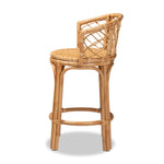 Load image into Gallery viewer, Baxton Studio Orchard Modern Bohemian Natural Brown Rattan Counter Stool
