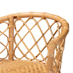 Load image into Gallery viewer, Baxton Studio Orchard Modern Bohemian Natural Brown Rattan Counter Stool
