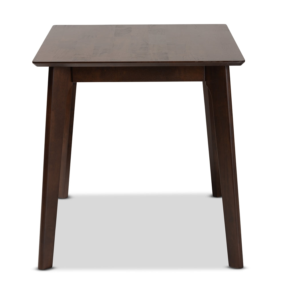 Baxton Studio Seneca Modern And Contemporary Dark Brown Finished Wood Dining Table