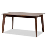 Load image into Gallery viewer, Baxton Studio Seneca Modern And Contemporary Dark Brown Finished Wood 59-Inch Dining Table
