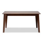 Load image into Gallery viewer, Baxton Studio Seneca Modern And Contemporary Dark Brown Finished Wood 59-Inch Dining Table
