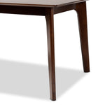 Load image into Gallery viewer, Baxton Studio Seneca Modern And Contemporary Dark Brown Finished Wood 59-Inch Dining Table
